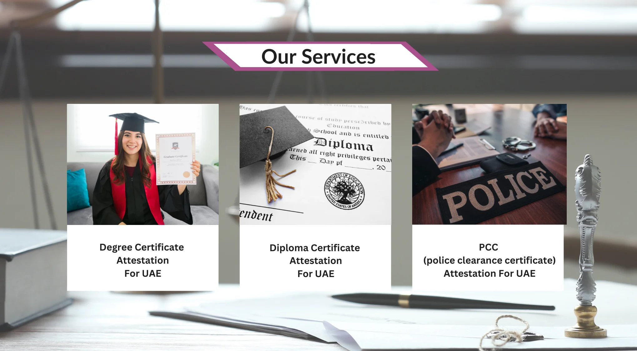 uae embassy certificate attestation